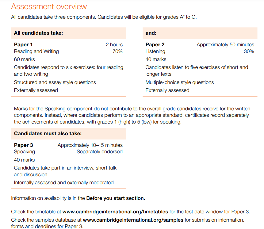 IGCSE